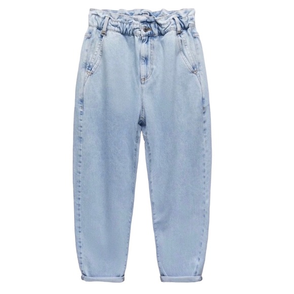 NWT ZARA Paper Bag Carrot Ankle Rigid Leg Blogger Fav. - Picture 5 of 16